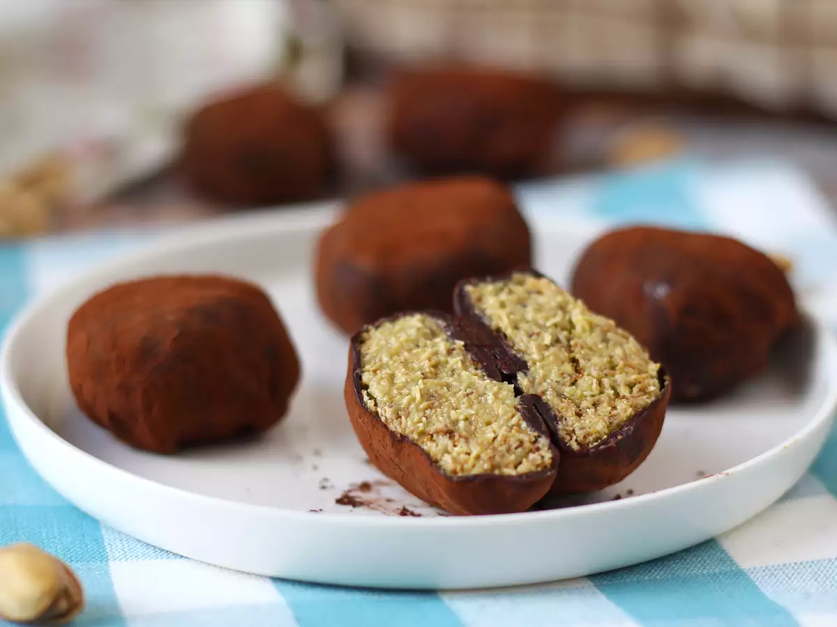Korean Dubai chewy cookies, the viral recipe for mochis with pistachio and kadaïf filling - photo 3