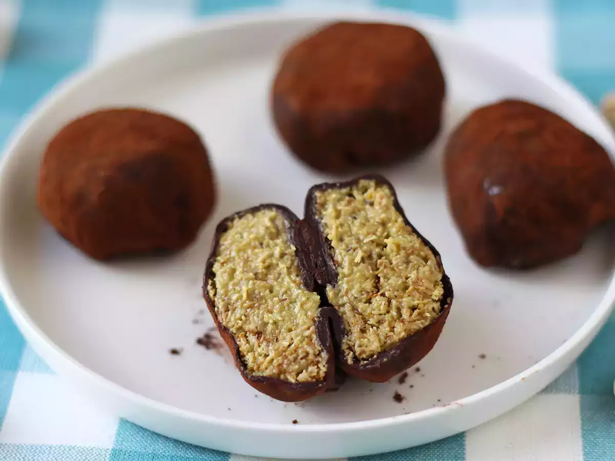 Korean Dubai chewy cookies, the viral recipe for mochis with pistachio and kadaïf filling - photo 5