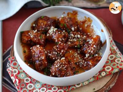 Korean fried chicken with spicy gochujang sauce - Dakgangjeong - photo 3