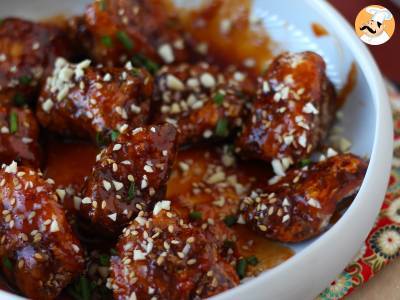 Korean fried chicken with spicy gochujang sauce - Dakgangjeong - photo 4