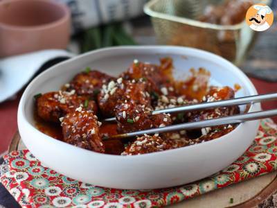 Korean fried chicken with spicy gochujang sauce - Dakgangjeong - photo 5