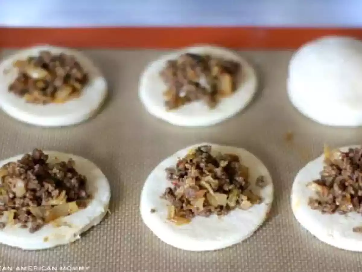 Korean Ground Beef & Kimchi Puff Pastry Rounds - photo 4
