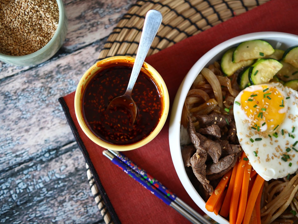 Korean Spicy Gochujang Sauce for Bibimbap