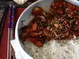 Korean style mushrooms - shiitake mushrooms with gochujang sauce, photo 2
