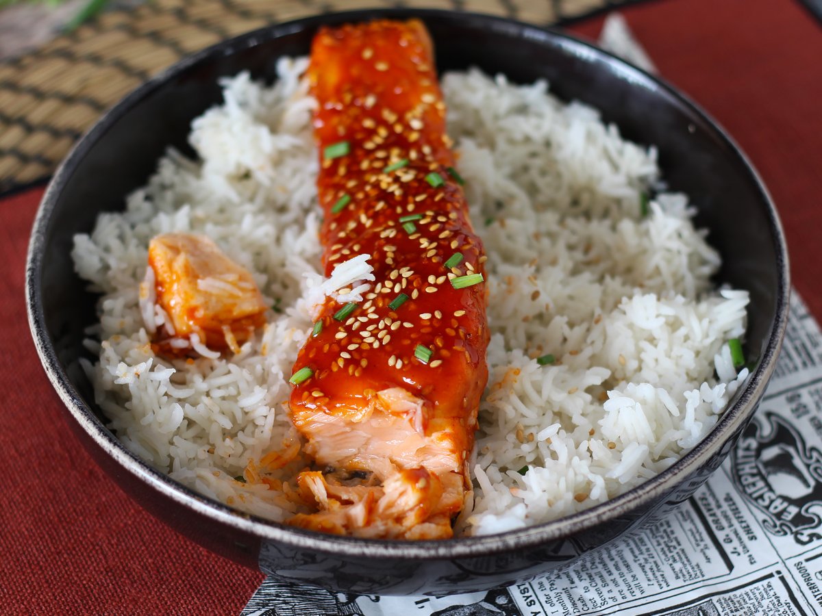 Korean style salmon with Gochujang sauce ready in 8 minutes - photo 2