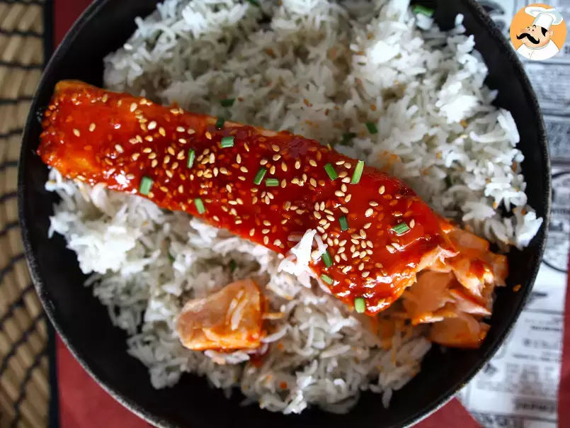 Korean style salmon with Gochujang sauce ready in 8 minutes, photo 4