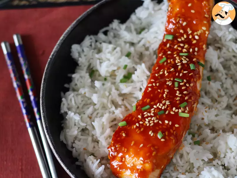 Korean style salmon with Gochujang sauce ready in 8 minutes, photo 5
