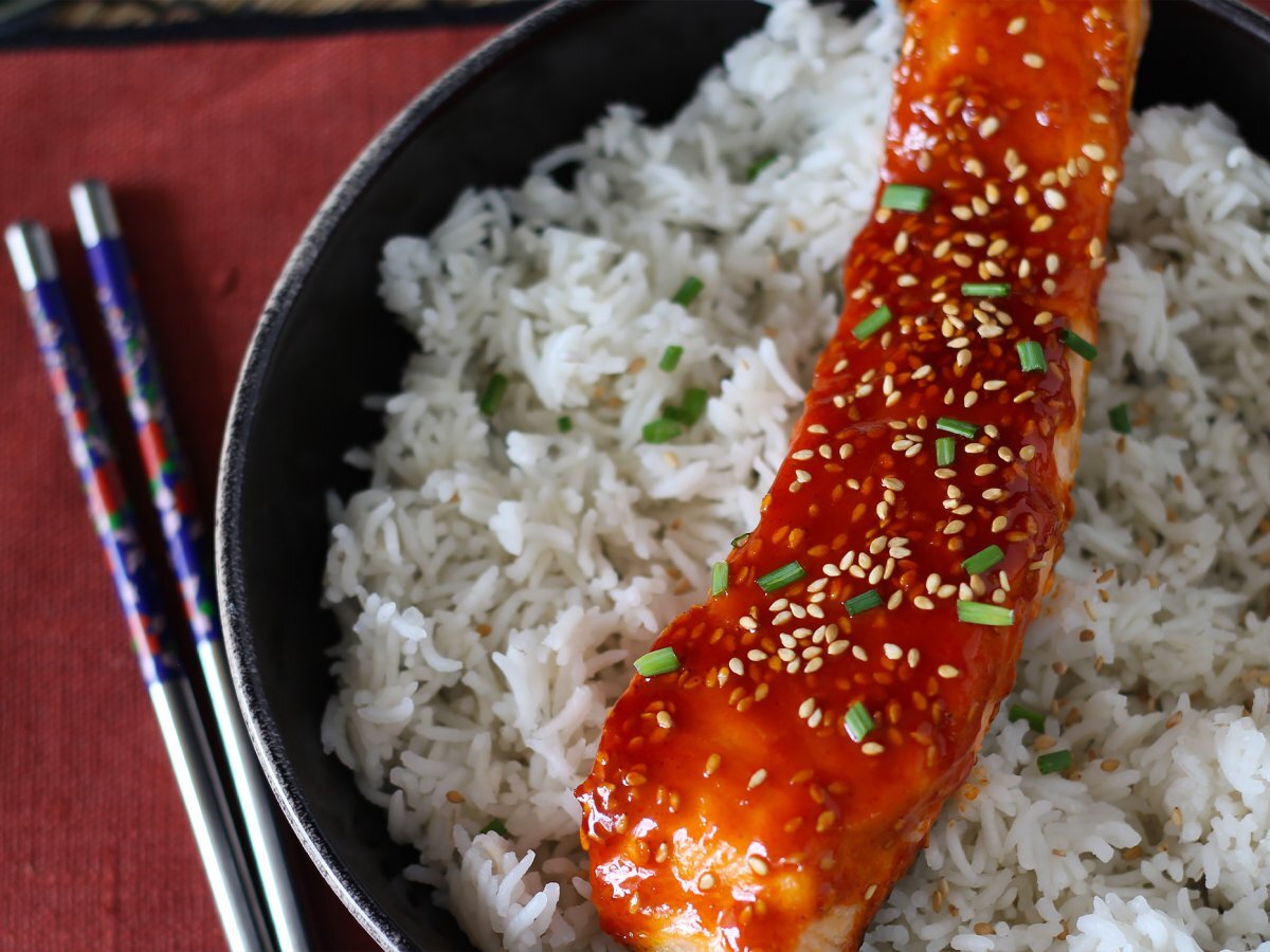 Korean style salmon with Gochujang sauce ready in 8 minutes - photo 5