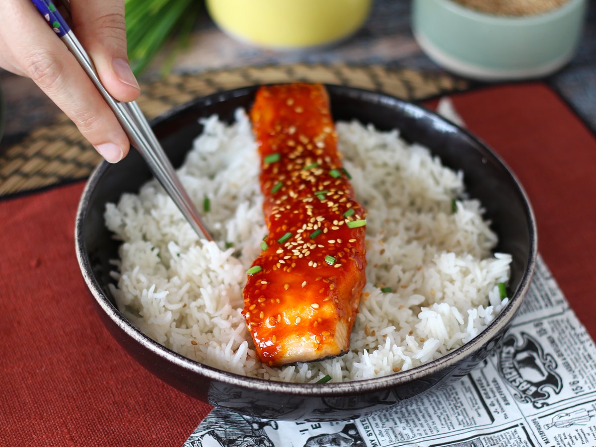 Korean style salmon with Gochujang sauce ready in 8 minutes - photo 6