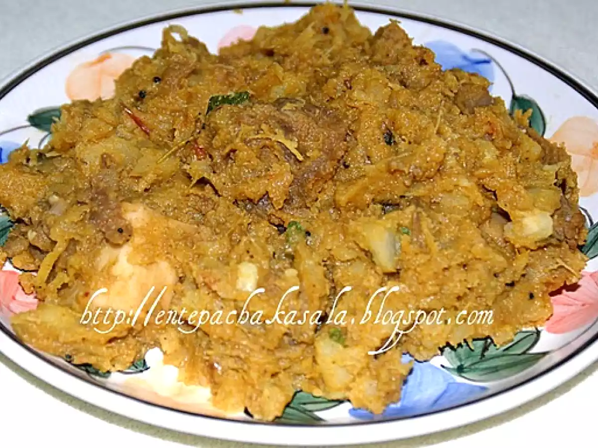 Kottayam style Kapp Biriyani/Ellum Kappayum (Tapioca Biryani)
