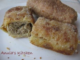 Krokiety - polish savoury, stuffed pancakes... - Recipe Petitchef