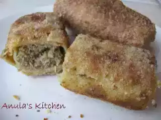 Krokiety recipe - polish savoury stuffed pancakes