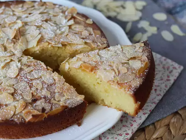 Recipe L'amandier, the ultra-moist almond cake