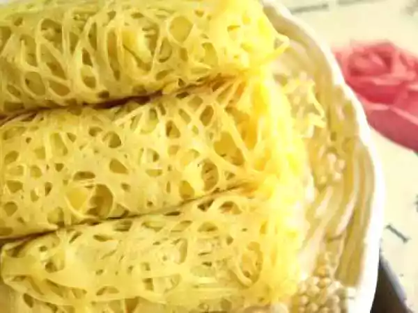 Recipe Lace crepes ~ roti jala