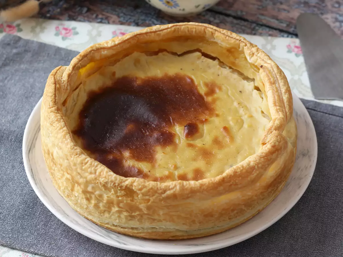 Lactose-free French custard tart - photo 2