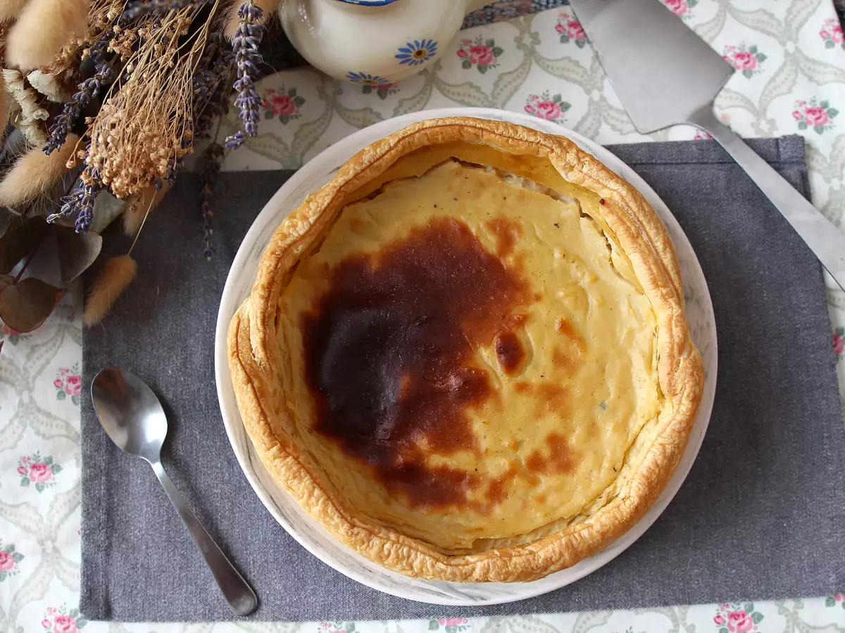 Lactose-free French custard tart - photo 4