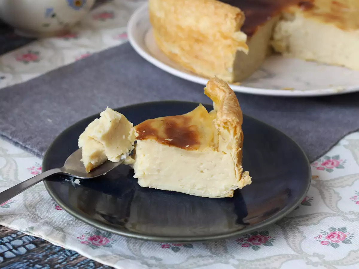 Lactose-free French custard tart - photo 7