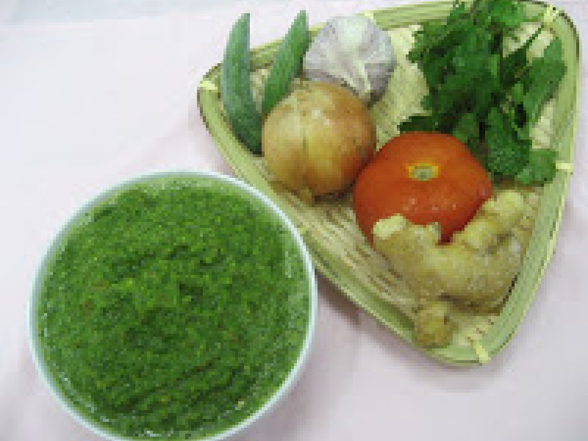 Lady's Fingers in Sao Masalo (Sindhi Green Curry Paste) - photo 2