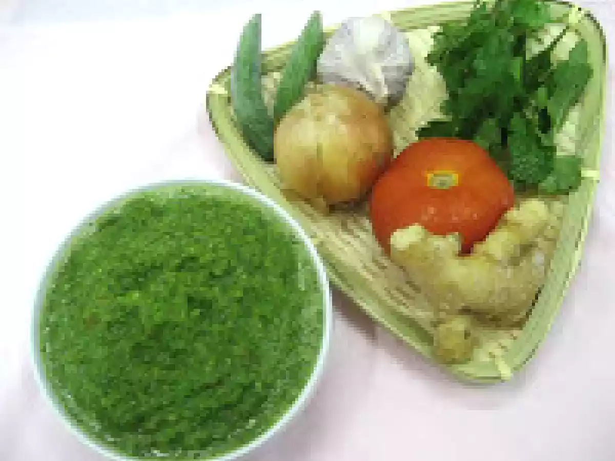 Lady's Fingers in Sao Masalo (Sindhi Green Curry Paste) - photo 2