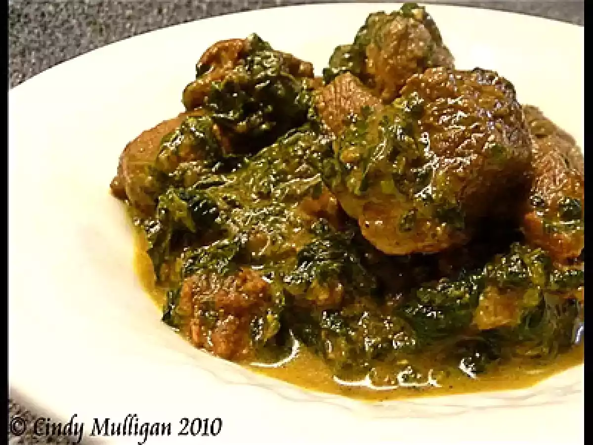 Lamb and Spinach Curry (Lamb Saag)