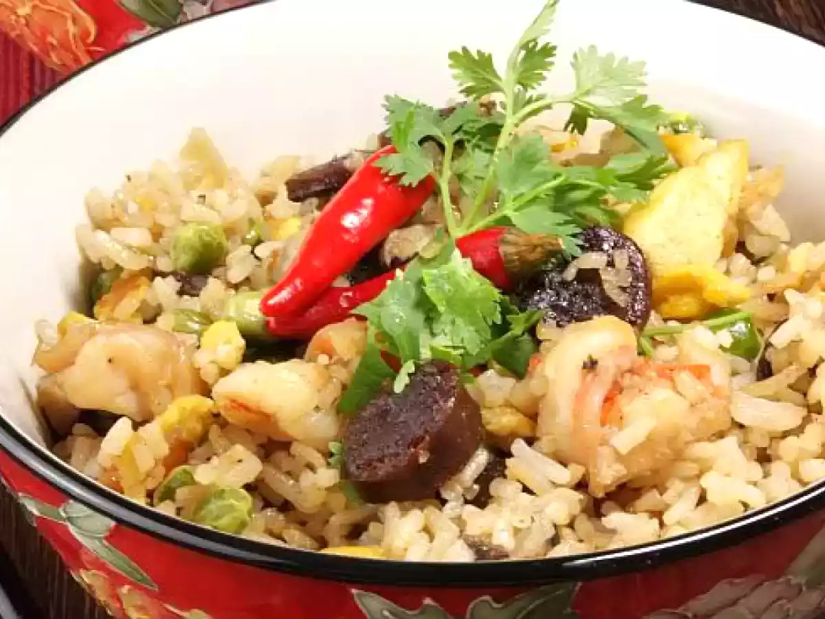 Lap Cheong (Chinese Sausage) Fried Rice - photo 2