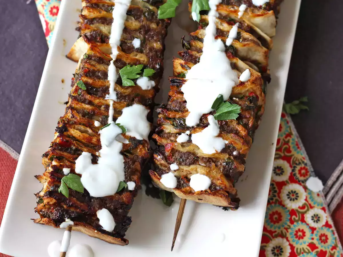 Lavash kebab with tortillas, the famous easy oven-baked kebabs! - photo 2