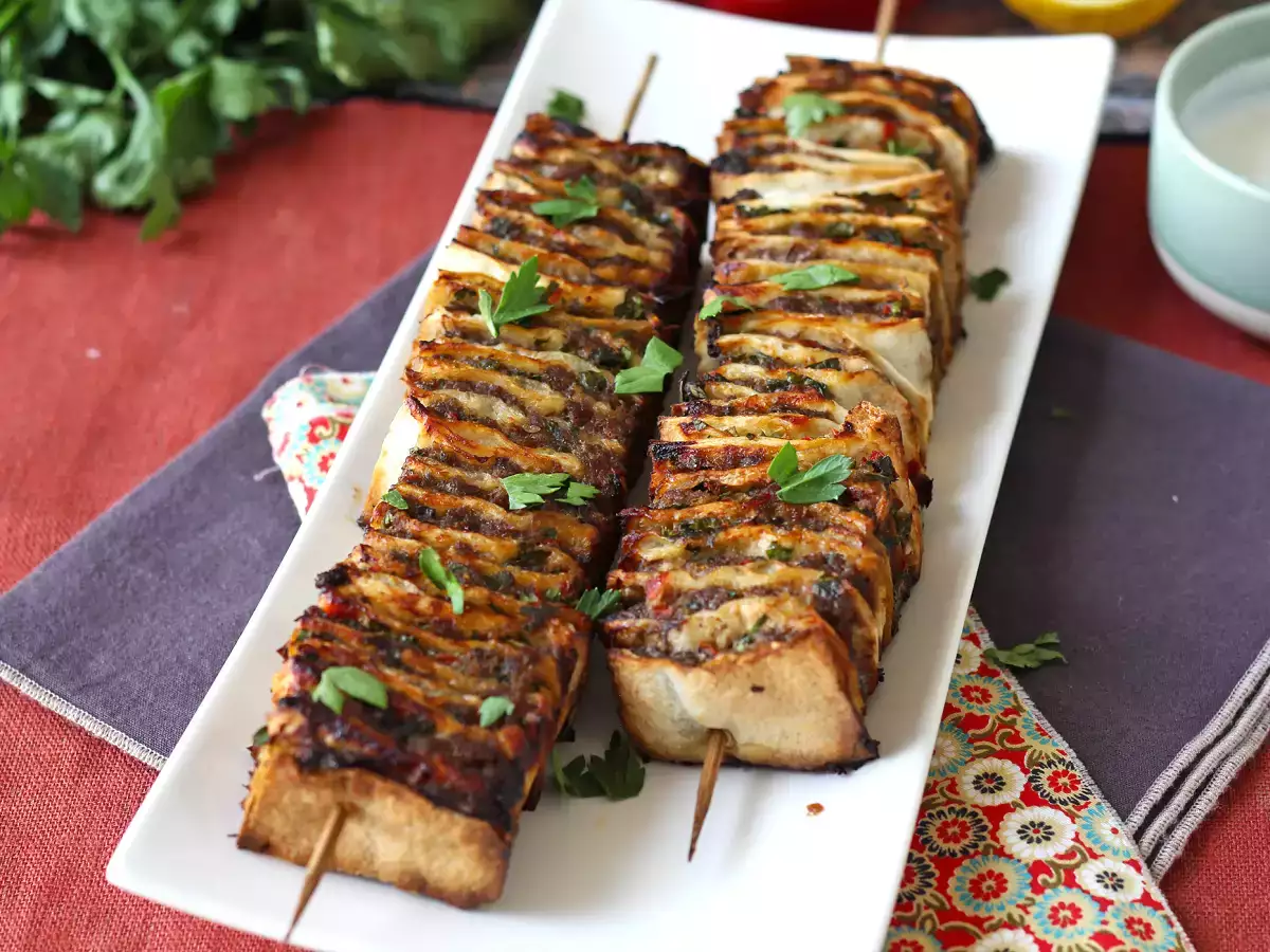 Lavash kebab with tortillas, the famous easy oven-baked kebabs! - photo 5