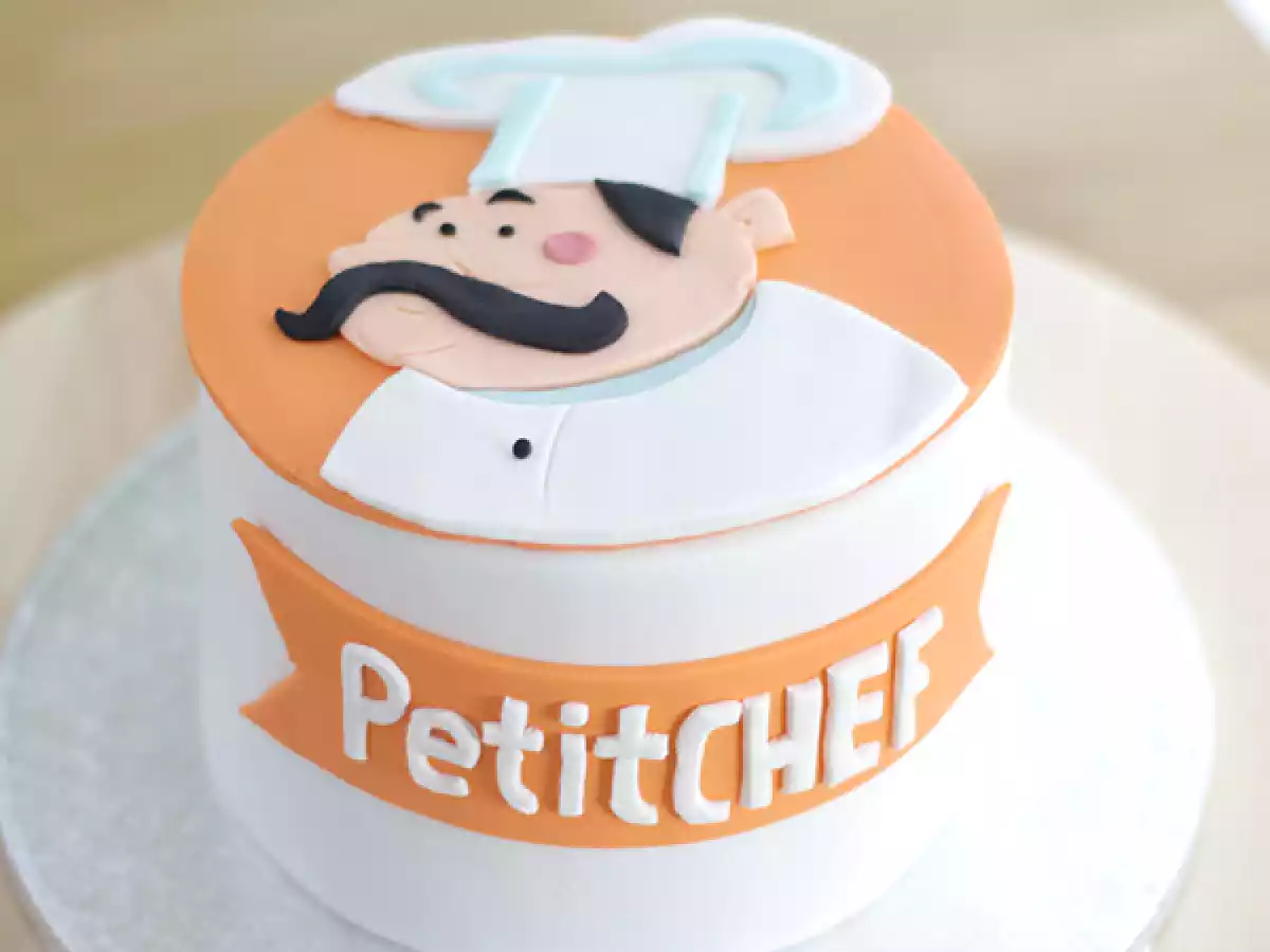 Layer cake petit chef with gum paste - video recipe ! - photo 3