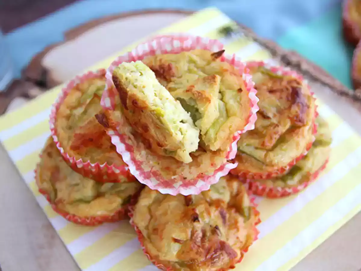 Leek and cheese muffins - photo 3