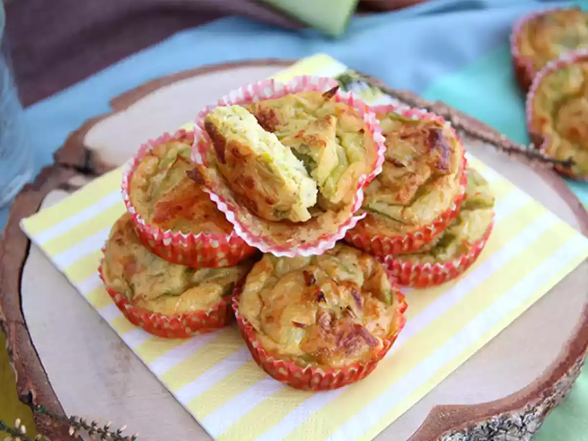 Leek and cheese muffins - photo 4