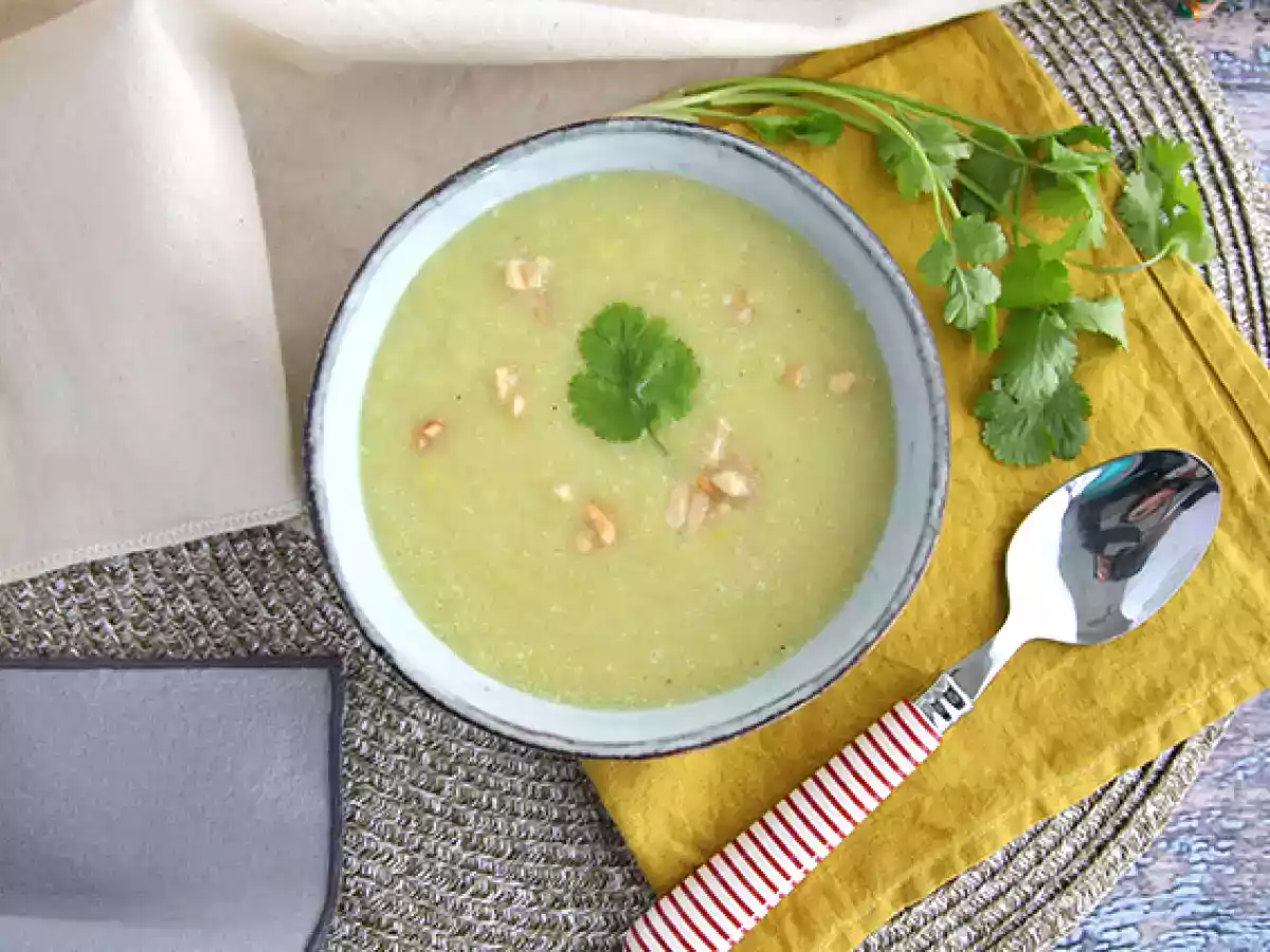 Leek, coconut, and curry soup - photo 3