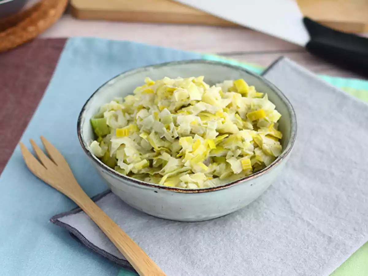 Leek fondue