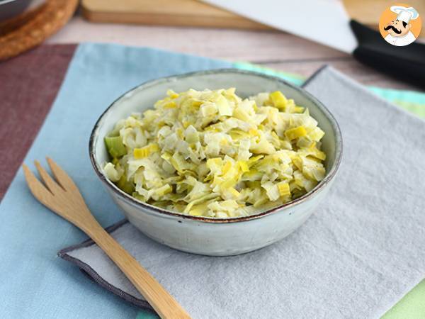 Leek fondue