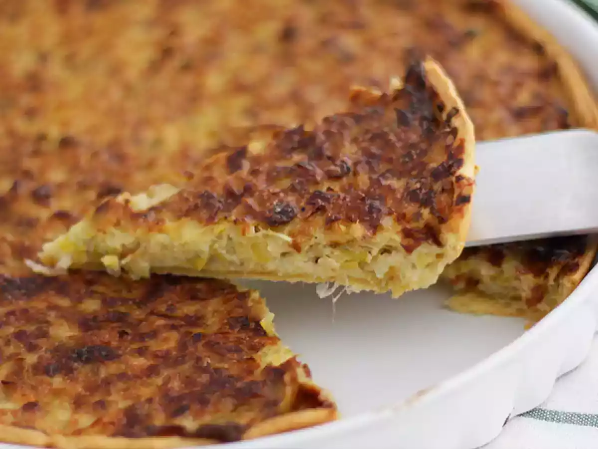 Leek tart - video recipe !