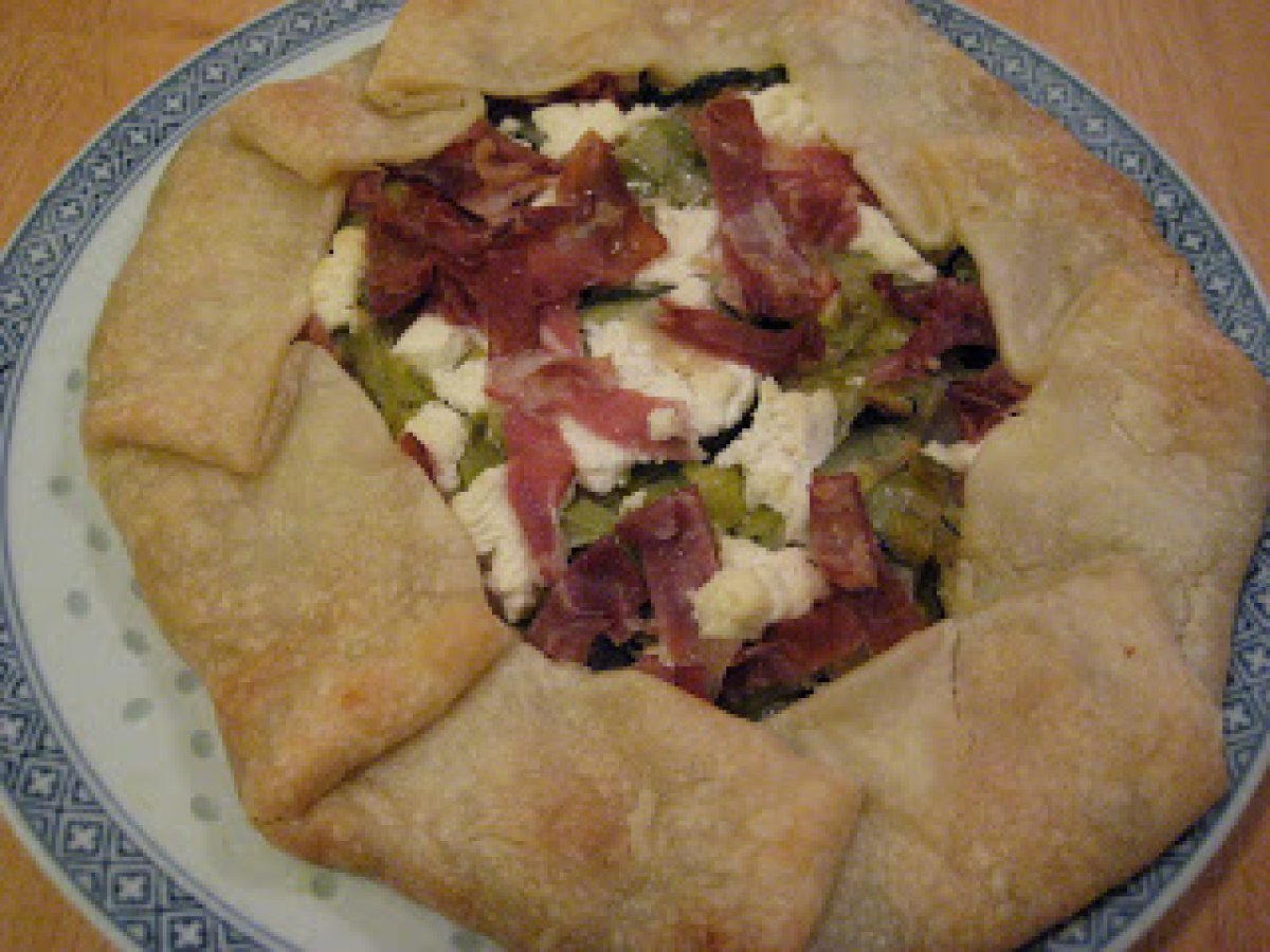 Leek, Zucchini & Goat Cheese Tart and Chicken Tortellini Soup - photo 2