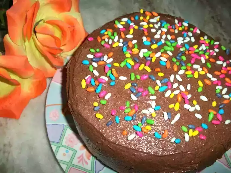 Lemon cake recipe with chocolate buttercream icing