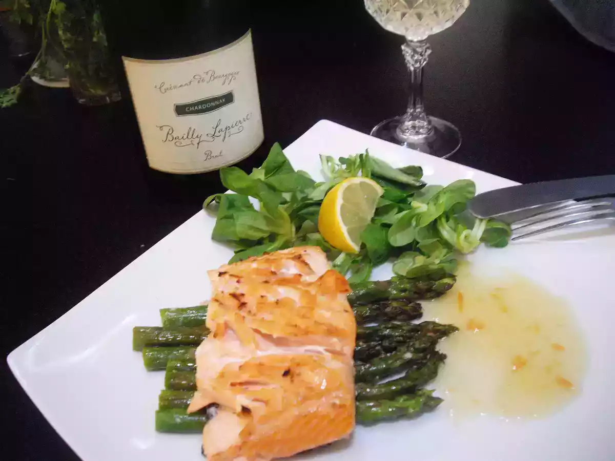 Lemon Honey Salmon with Asparagus - photo 2