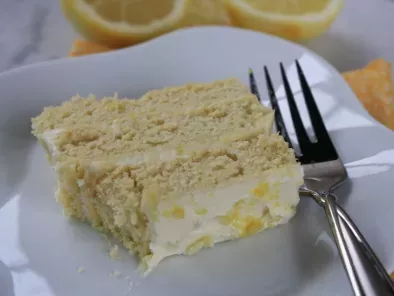 Lemon Mascarpone Layered Cake