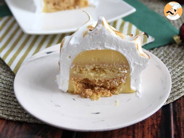 Lemon meringue tart yule log - photo 3