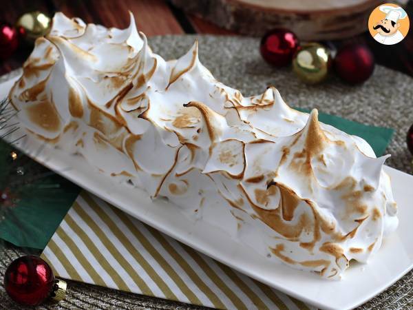 Lemon meringue tart yule log - photo 6