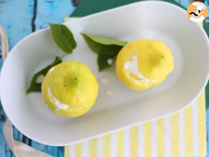Lemon sorbet, a fresh dessert - photo 2