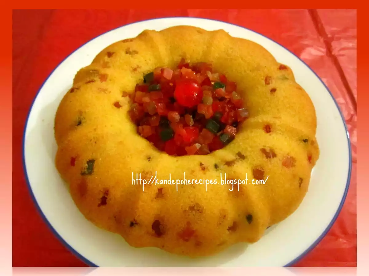Lemon Tutti Frutti Cake