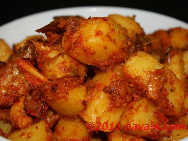 Lemongrass Chilly Potatoes