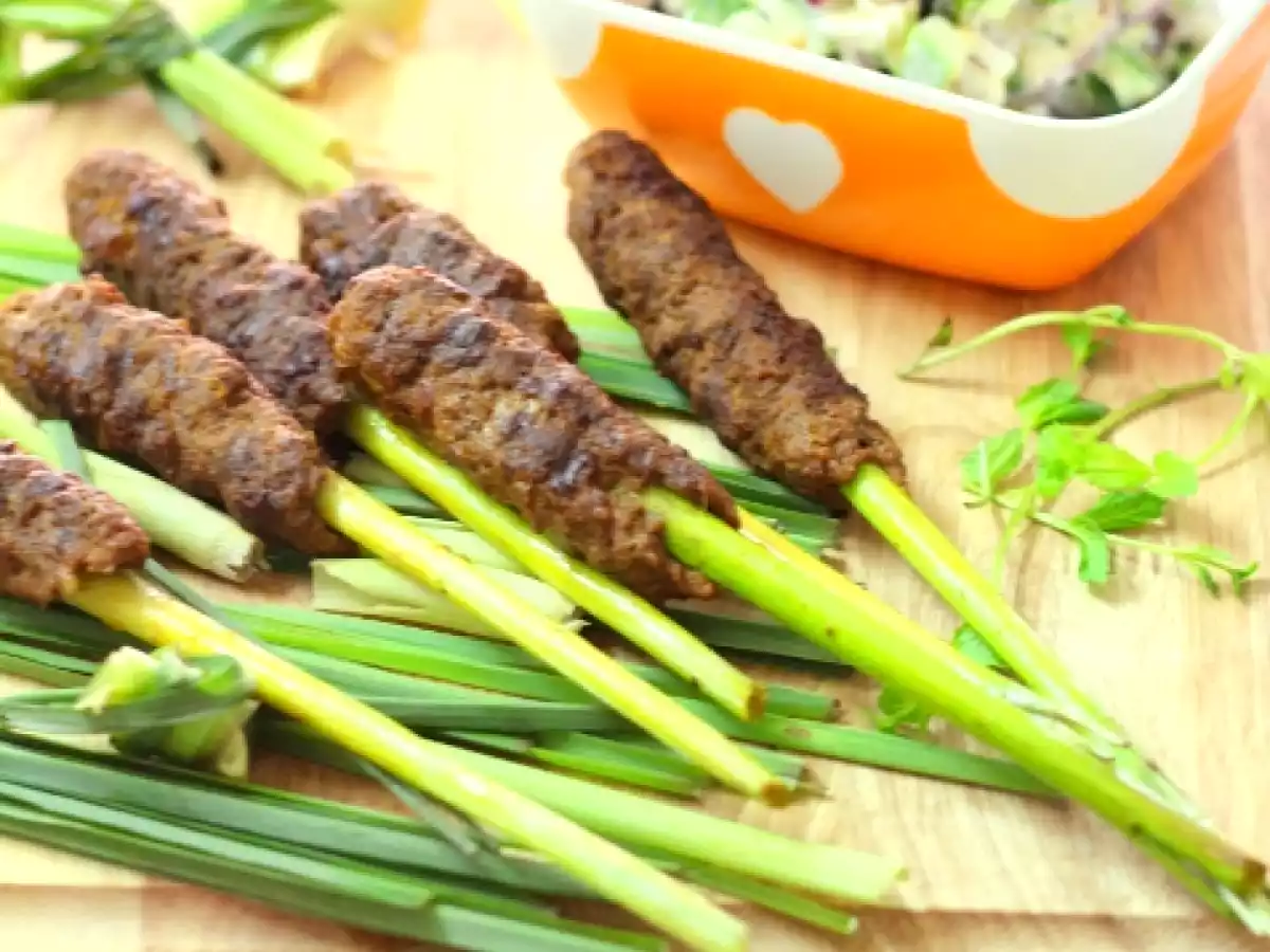Lemongrass Lamb Kebab