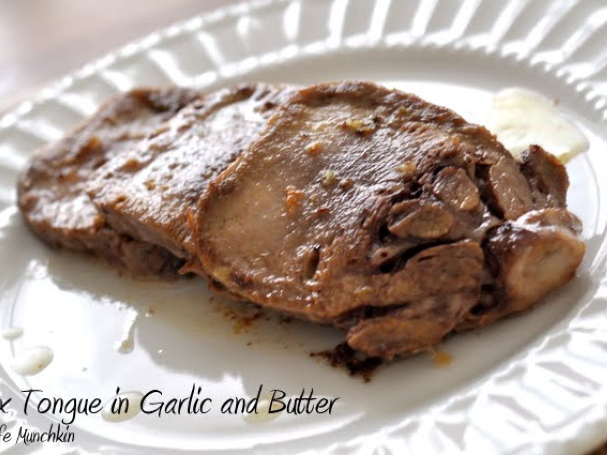 Lengua (Ox Tongue) in Garlic and Butter