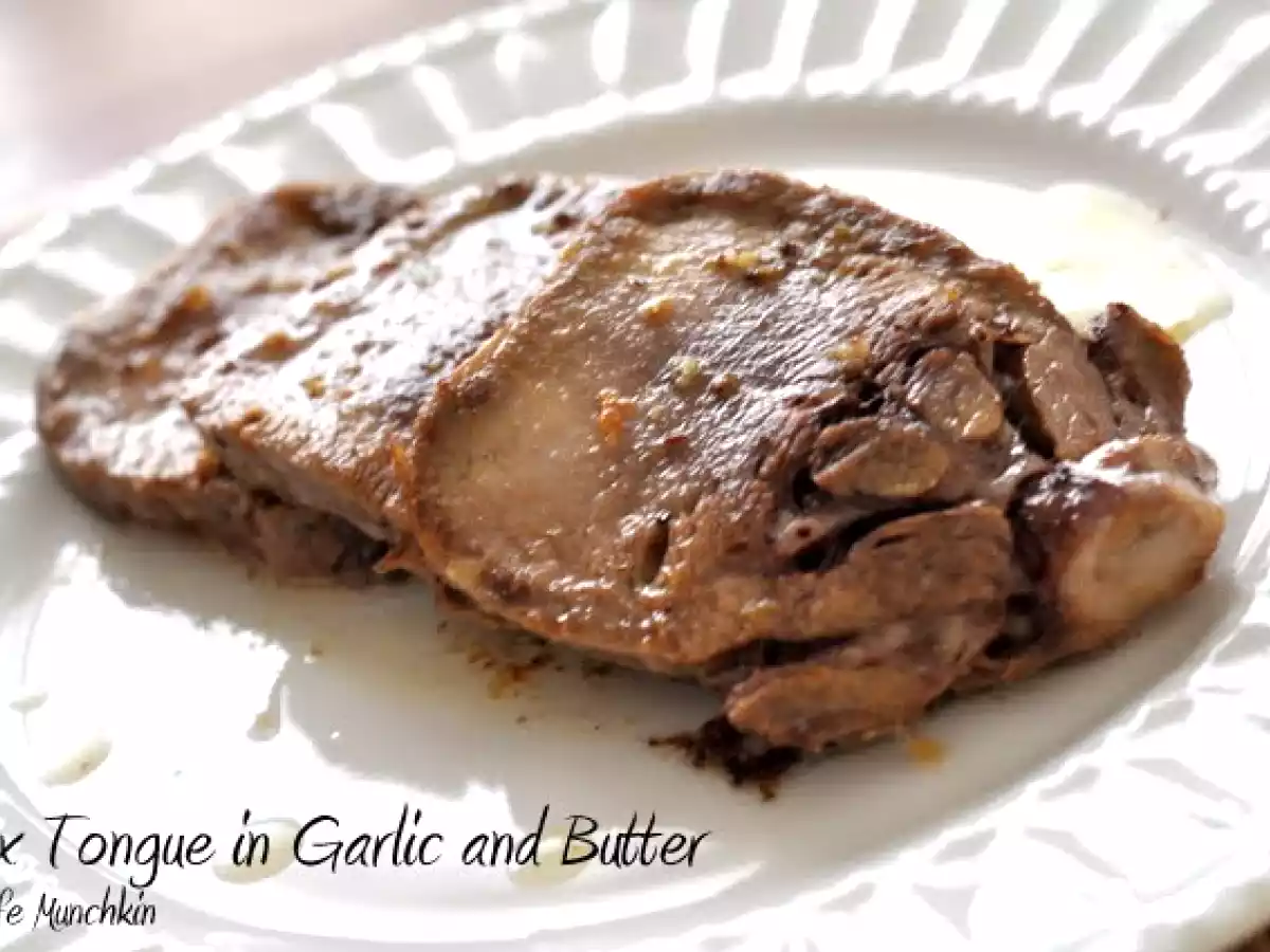 Lengua (Ox Tongue) in Garlic and Butter