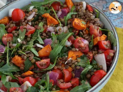 Lentil salad with sweet potatoes - photo 4