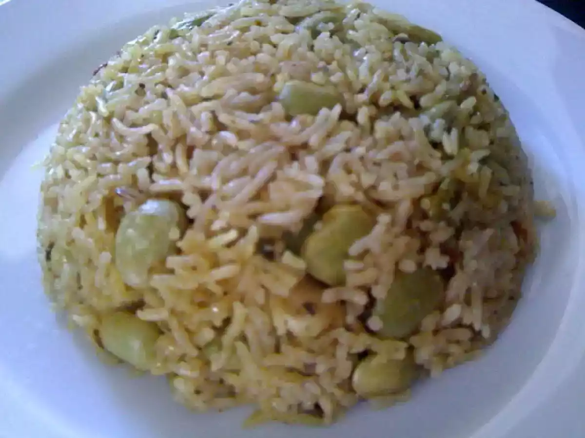 Lima Beans pulao / Mochai payaru Sadam