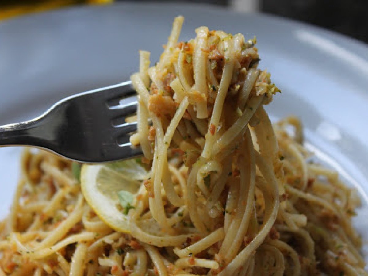 Linguine with Chorizo, Broccoli, Chickpeas, Garlic and Lemon - photo 2