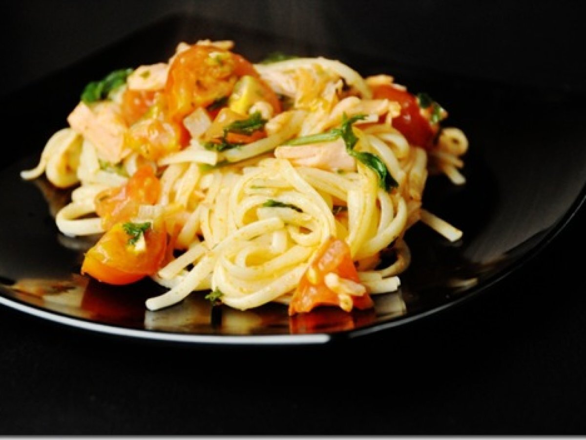 Linguine with Smoked Salmon